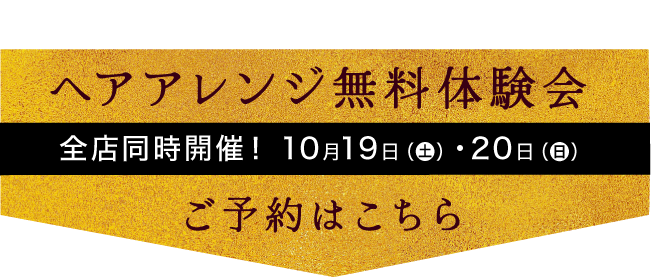 ［先行予約受付中］ヘアアレンジ無料体験会ご予約はこちら