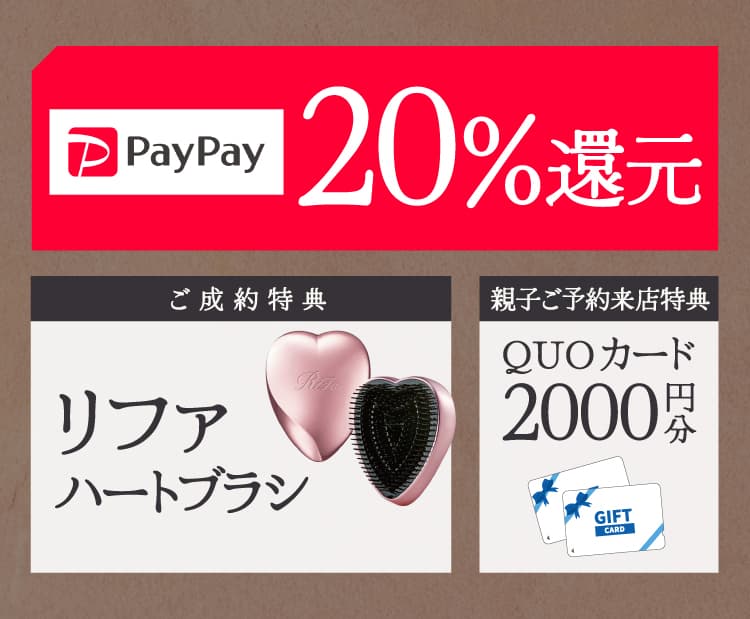 豪華5大特典 paypay20%還元 QUOカード2000円分 リファハートブラシ